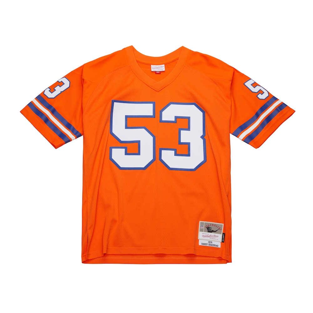 Denver Broncos Merch - Men's Randy Gradishar 1978 Legacy Replica Jersey, Orange - Great Football Gifts 1 - Unicasport Denver Broncos Merch - Men's Randy Gradishar 1978 Legacy Replica Jersey, Orange - Great Football Gifts