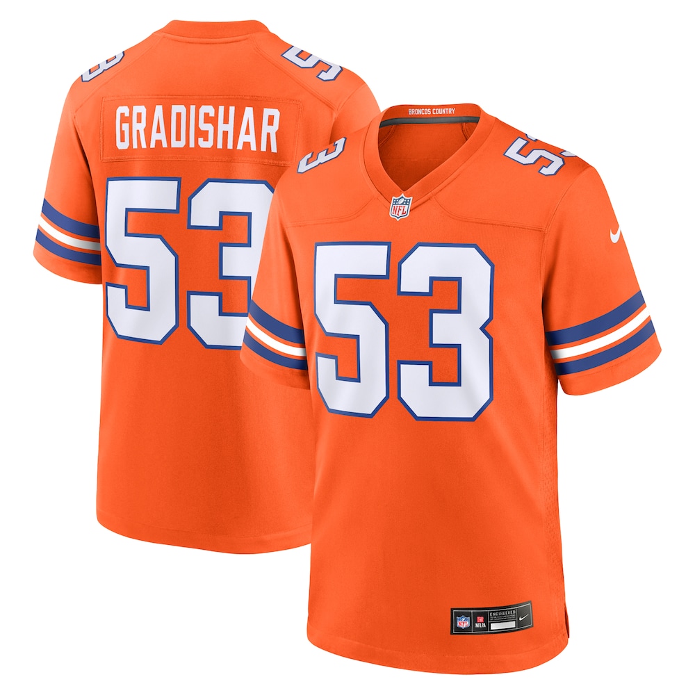 Denver Broncos Merch - Men's Randy Gradishar Retired Player Alternate Game Jersey, Orange 1 - Unicasport Denver Broncos Merch - Men's Randy Gradishar Retired Player Alternate Game Jersey, Orange