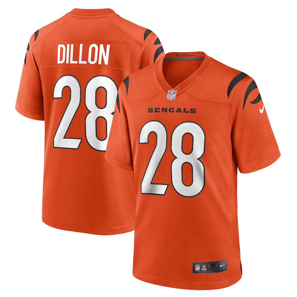 Cincinnati Bengals Merch - Men's Corey Dillon Retired Player Alternate Game Jersey, Orange 1 - Unicasport Cincinnati Bengals Merch - Men's Corey Dillon Retired Player Alternate Game Jersey, Orange