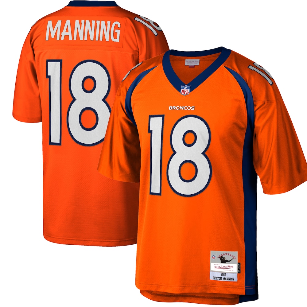 Denver Broncos Merch - Men's Peyton Manning 2015 Retired Player Replica Jersey, Big & Tall, Orange - Football Gifts For Him 1 - Unicasport Denver Broncos Merch - Men's Peyton Manning 2015 Retired Player Replica Jersey, Big & Tall, Orange - Football Gifts For Him