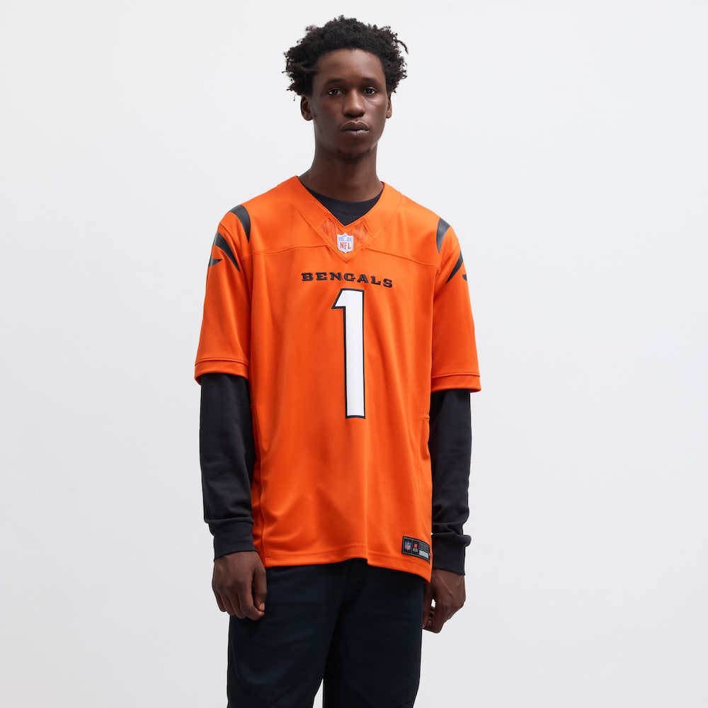 Cincinnati Bengals Merch - Men's Ja'Marr Chase Vapor F.U.S.E. Limited Jersey, Orange 1 - Unicasport Cincinnati Bengals Merch - Men's Ja'Marr Chase Vapor F.U.S.E. Limited Jersey, Orange