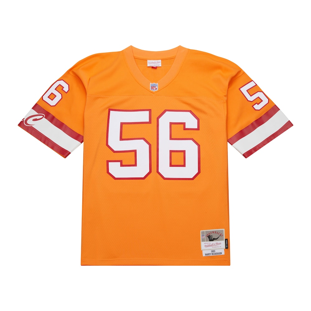 Tampa Bay Buccaneers Merch - Men's Hardy Nickerson 1993 Legacy Replica Jersey, Orange 1 - Unicasport Tampa Bay Buccaneers Merch - Men's Hardy Nickerson 1993 Legacy Replica Jersey, Orange