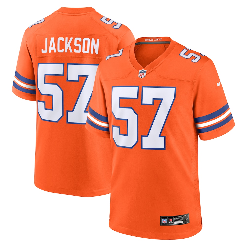 Denver Broncos Merch - Men's Tom Jackson Retired Player Alternate Game Jersey, Orange - Presents For Football Fans 1 - Unicasport Denver Broncos Merch - Men's Tom Jackson Retired Player Alternate Game Jersey, Orange - Presents For Football Fans