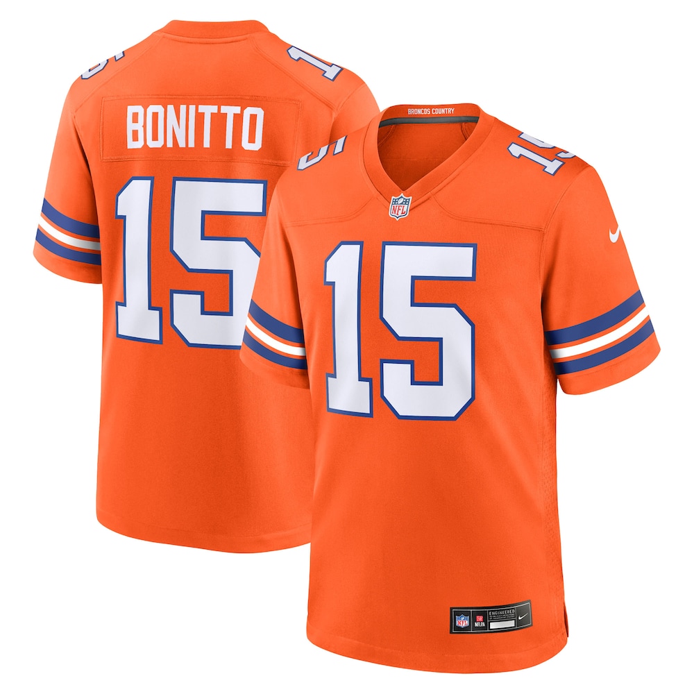 Denver Broncos Merch - Men's Nik Bonitto Alternate 2 Mile High Collection 1977 Throwback Game Jersey, Orange - Football Christmas Gift Ideas 1 - Unicasport Denver Broncos Merch - Men's Nik Bonitto Alternate 2 Mile High Collection 1977 Throwback Game Jersey, Orange - Football Christmas Gift Ideas