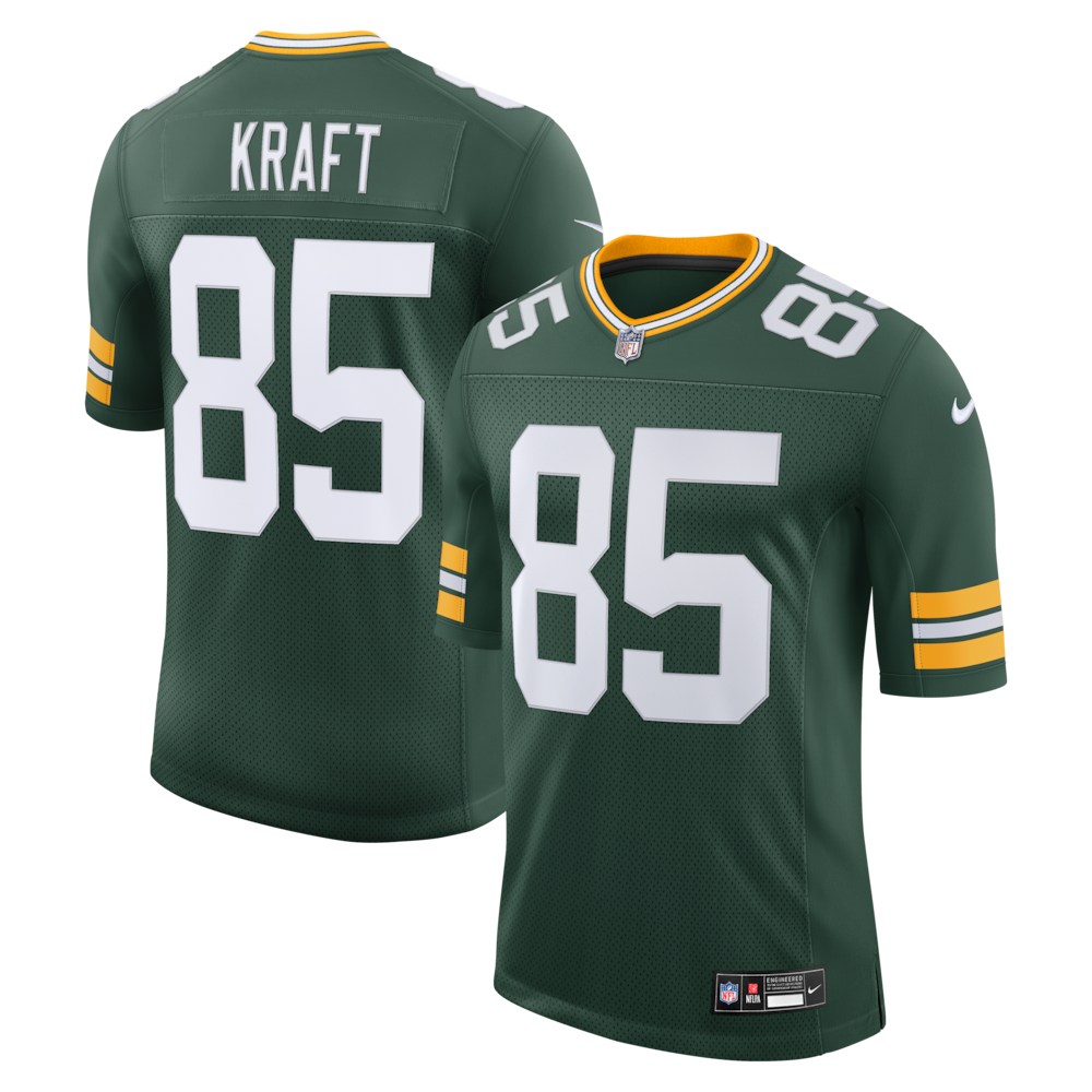 Green Bay Packers Merch - Men's Tucker Kraft Vapor Untouchable Stitched Limited Jersey, Green 1 - Unicasport Green Bay Packers Merch - Men's Tucker Kraft Vapor Untouchable Stitched Limited Jersey, Green