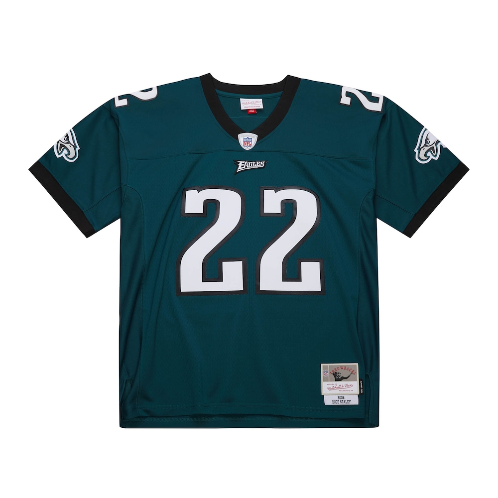 Philadelphia Eagles Merch - Men's Duce Staley Midnight 2002 Legacy Replica Jersey, Green - Presents For Football Fans 1 - Unicasport Philadelphia Eagles Merch - Men's Duce Staley Midnight 2002 Legacy Replica Jersey, Green - Presents For Football Fans