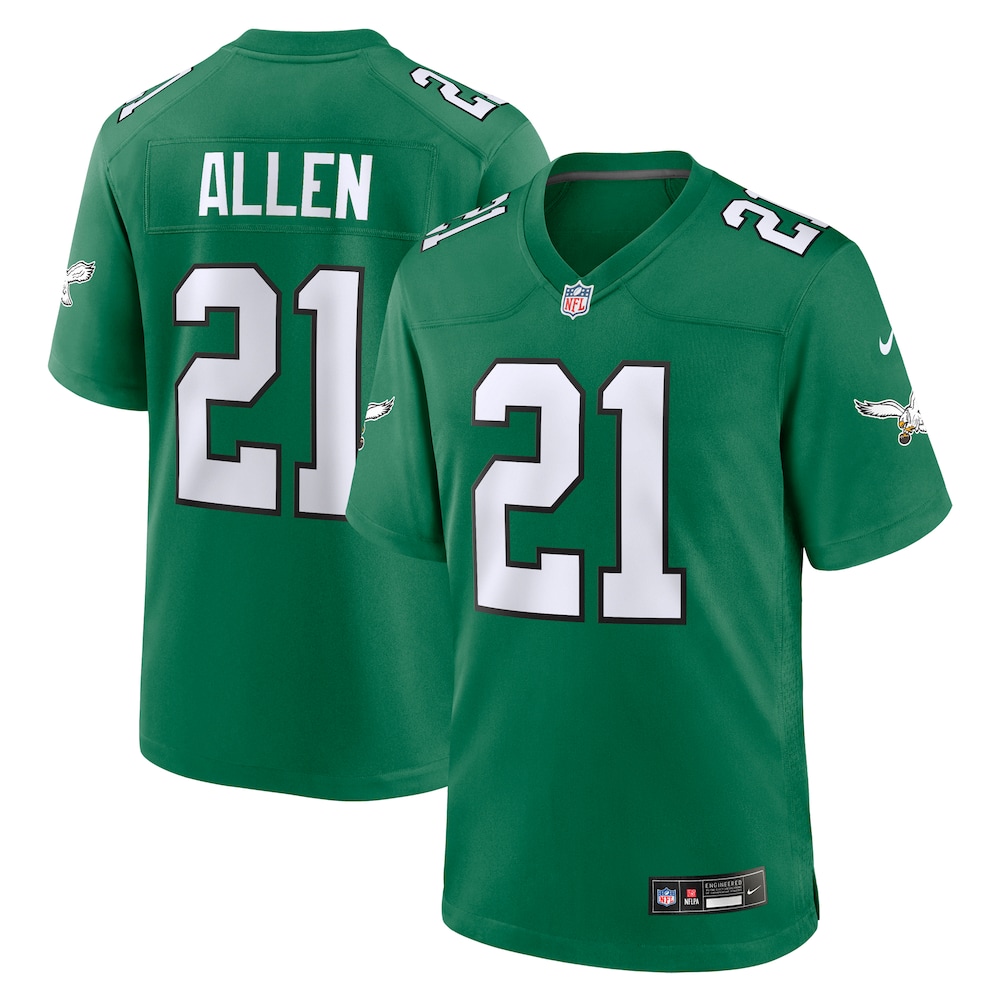 Philadelphia Eagles Merch - Men's Eric Allen Kelly Retired Player Alternate Game Jersey, Green - Cool Football Gifts 1 - Unicasport Philadelphia Eagles Merch - Men's Eric Allen Kelly Retired Player Alternate Game Jersey, Green - Cool Football Gifts