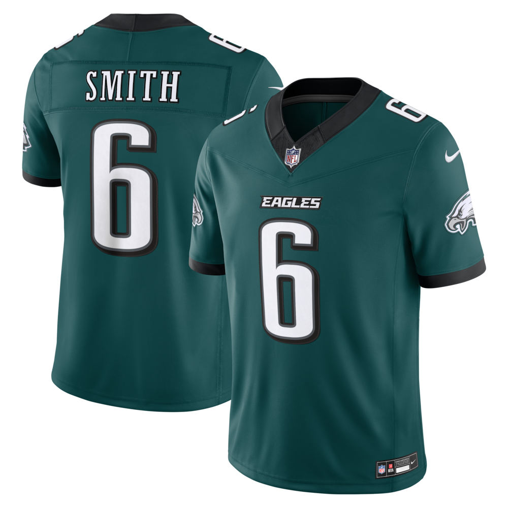 Philadelphia Eagles Merch - Men's DeVonta Smith Midnight Team Vapor F.U.S.E. Stitched Limited Jersey, Green 1 - Unicasport Philadelphia Eagles Merch - Men's DeVonta Smith Midnight Team Vapor F.U.S.E. Stitched Limited Jersey, Green