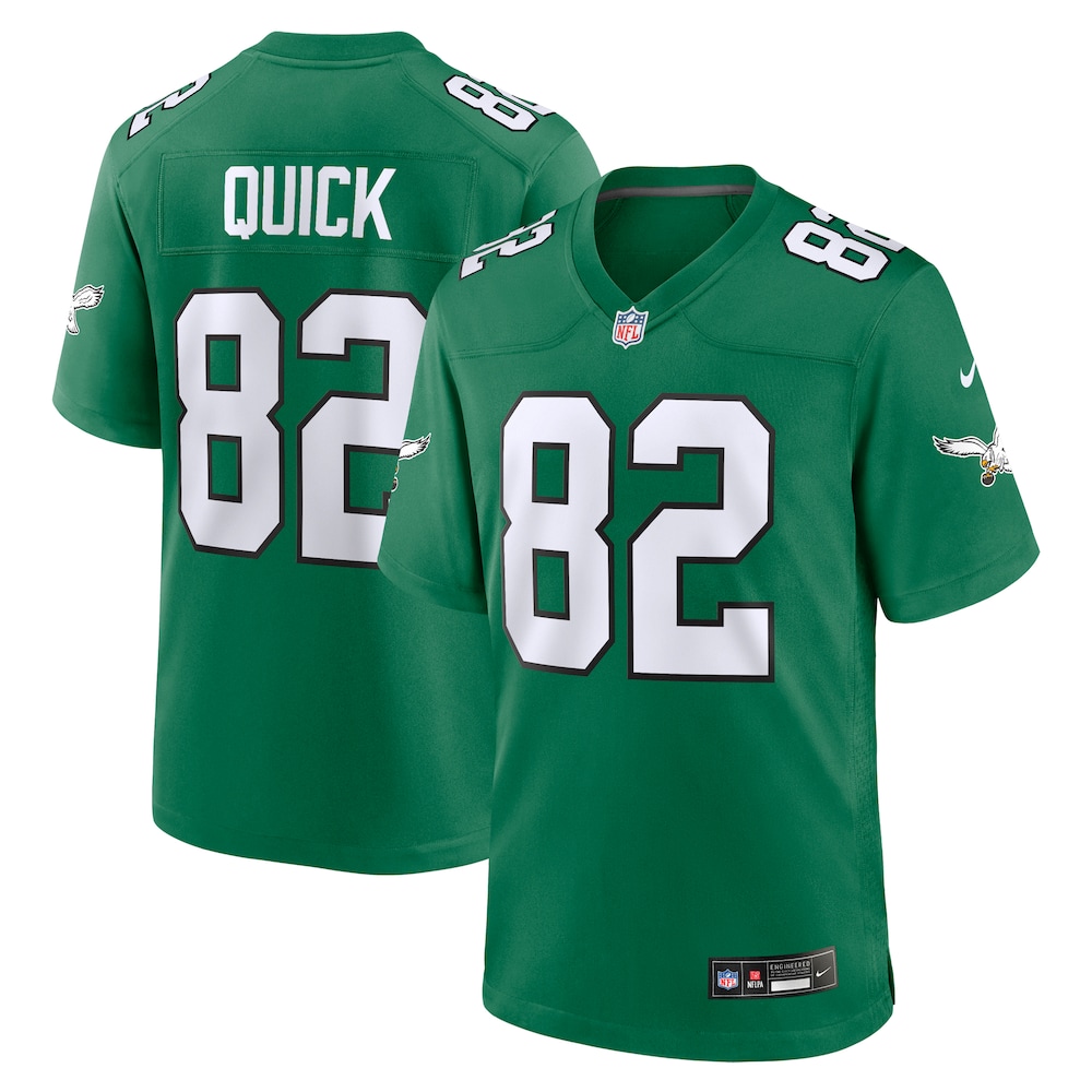 Philadelphia Eagles Merch - Men's Mike Quick Kelly Retired Player Alternate Game Jersey, Green 1 - Unicasport Philadelphia Eagles Merch - Men's Mike Quick Kelly Retired Player Alternate Game Jersey, Green