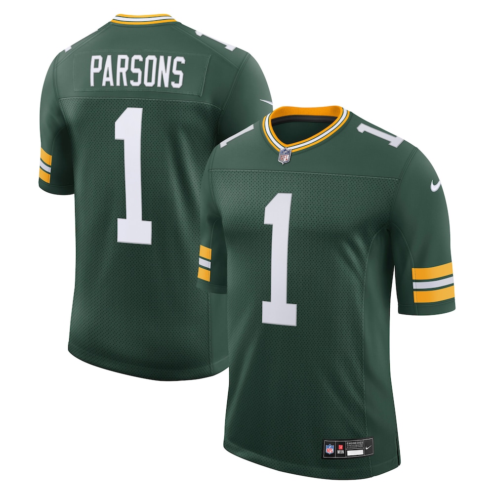 Green Bay Packers Merch - Men's Micah Parsons Vapor Untouchable Stitched Limited Jersey, Green 1 - Unicasport Green Bay Packers Merch - Men's Micah Parsons Vapor Untouchable Stitched Limited Jersey, Green