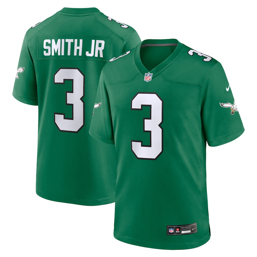 Philadelphia Eagles Merch - Men's Nolan Smith Kelly Alternate Game Jersey, Green 1 - Unicasport Philadelphia Eagles Merch - Men's Nolan Smith Kelly Alternate Game Jersey, Green