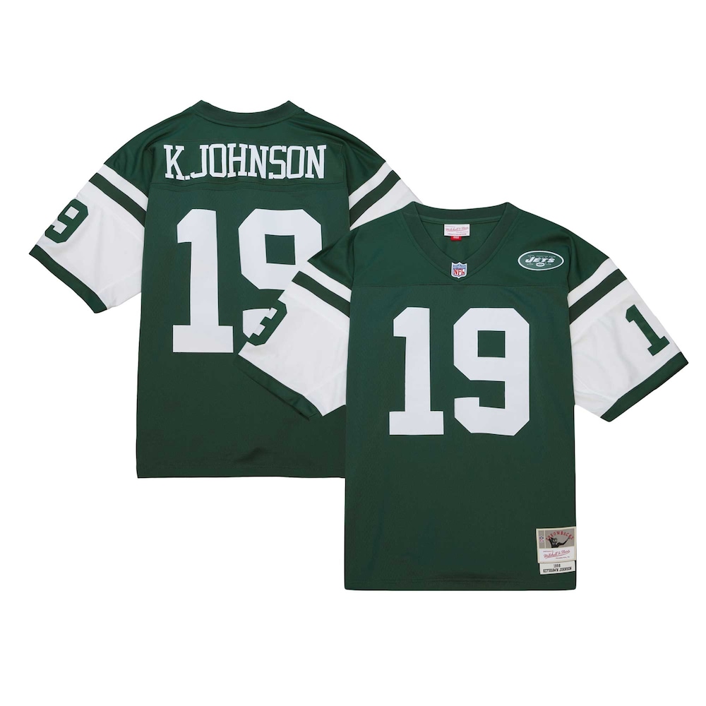 New York Jets Merch - Men's Keyshawn Johnson Legacy Replica Jersey, Green 1 - Unicasport New York Jets Merch - Men's Keyshawn Johnson Legacy Replica Jersey, Green