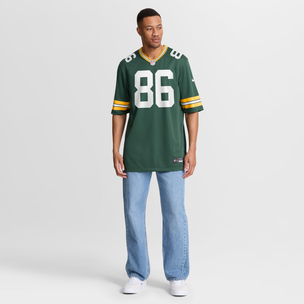 Green Bay Packers Merch - Men's John FitzPatrick Team Game Jersey, Green 1 - Unicasport Green Bay Packers Merch - Men's John FitzPatrick Team Game Jersey, Green