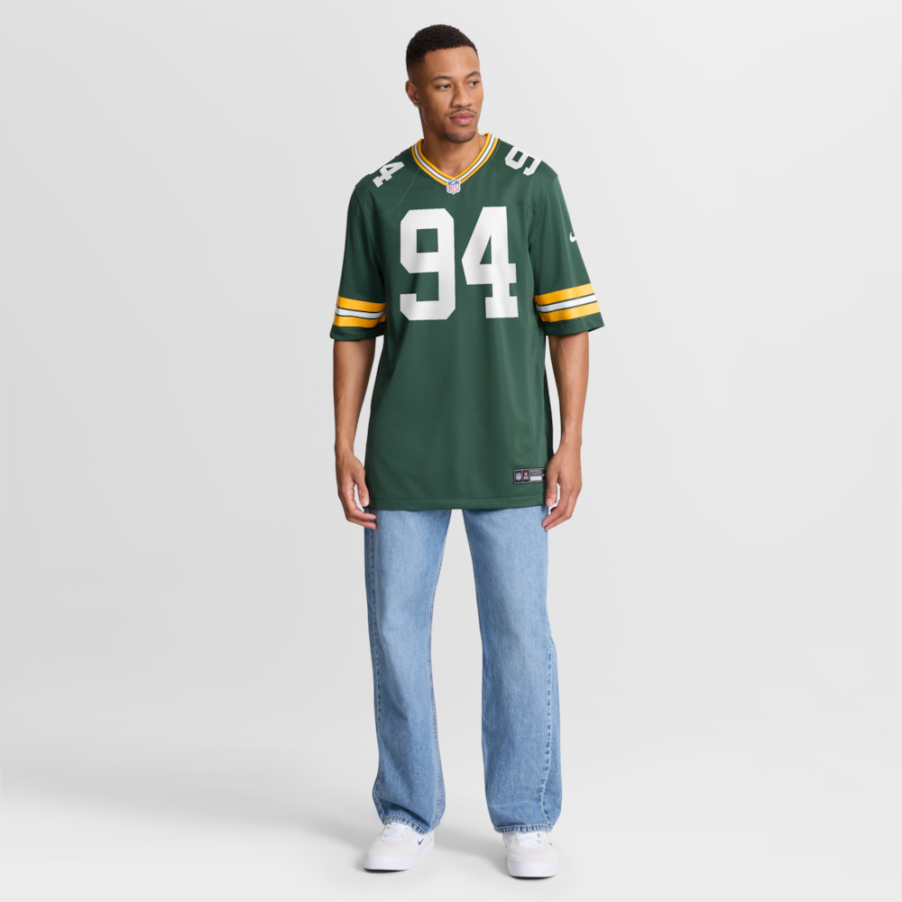 Green Bay Packers Merch - Men's Karl Brooks Game Jersey, Green 1 - Unicasport Green Bay Packers Merch - Men's Karl Brooks Game Jersey, Green