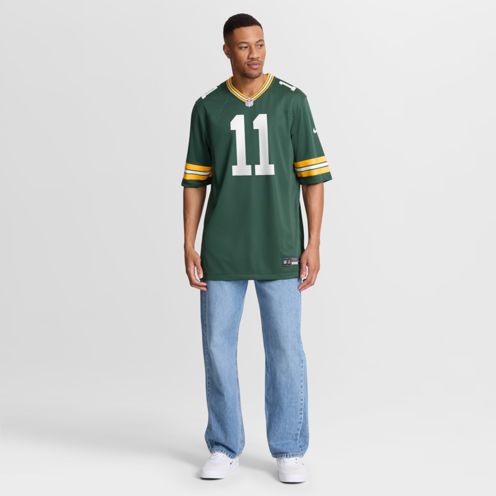Green Bay Packers Merch - Men's Jayden Reed Game Jersey, Green 1 - Unicasport Green Bay Packers Merch - Men's Jayden Reed Game Jersey, Green