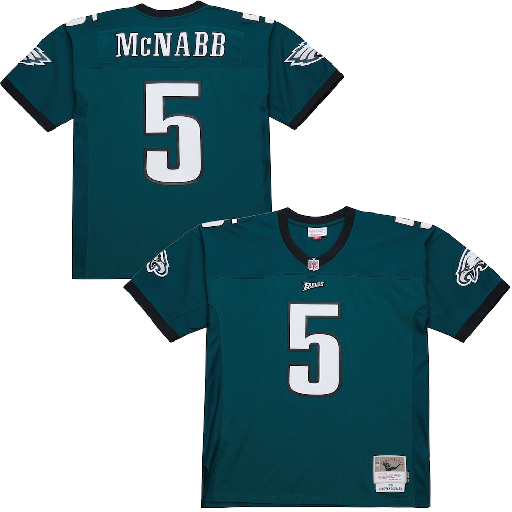 Philadelphia Eagles Merch - Men's Donovan McNabb Midnight 1999 Legacy Replica Jersey, Green 1 - Unicasport Philadelphia Eagles Merch - Men's Donovan McNabb Midnight 1999 Legacy Replica Jersey, Green
