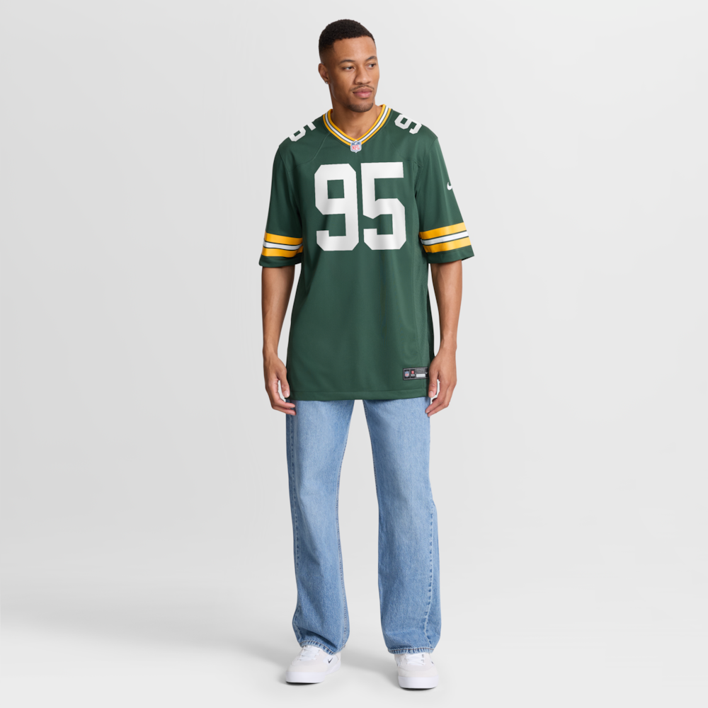 Green Bay Packers Merch - Men's Devonte Wyatt Player Game Jersey, Green 1 - Unicasport Green Bay Packers Merch - Men's Devonte Wyatt Player Game Jersey, Green