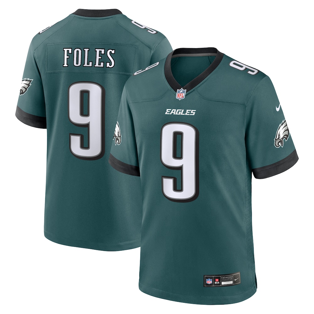 Philadelphia Eagles Merch - Men's Nick Foles Midnight Team Retired Player Game Jersey, Green For Adults 1 - Unicasport Philadelphia Eagles Merch - Men's Nick Foles Midnight Team Retired Player Game Jersey, Green For Adults