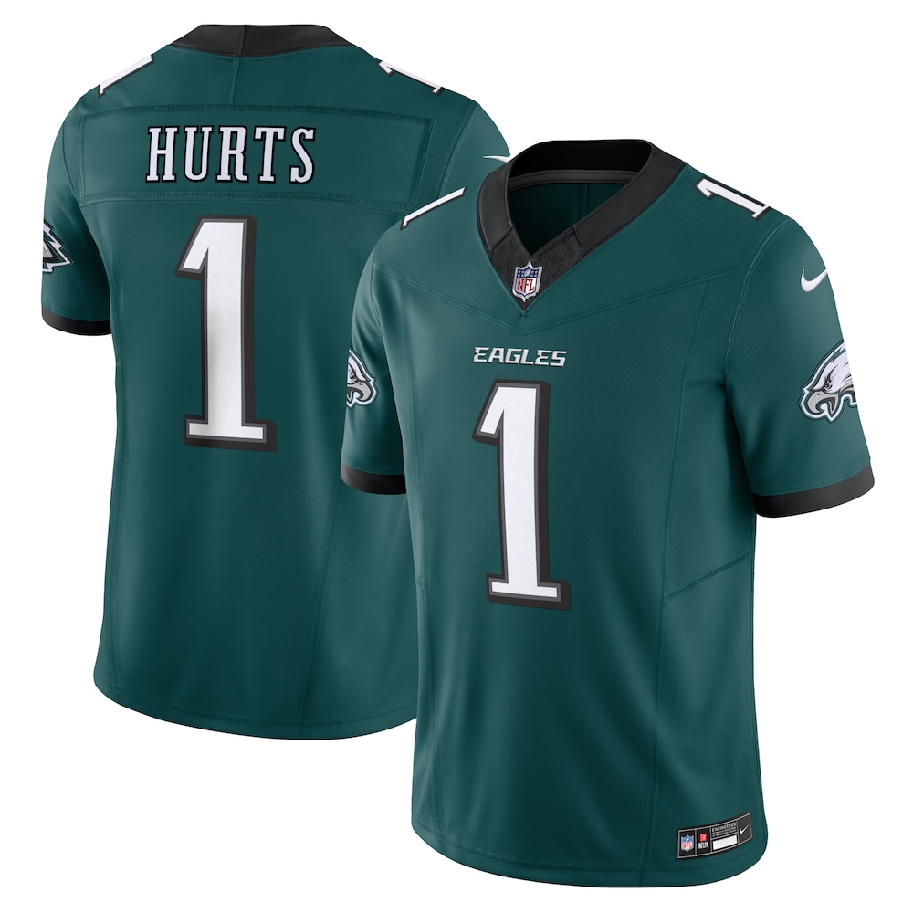 Philadelphia Eagles Merch - Men's Jalen Hurts Midnight Vapor F.U.S.E. Limited Jersey, Green For Adults 1 - Unicasport Philadelphia Eagles Merch - Men's Jalen Hurts Midnight Vapor F.U.S.E. Limited Jersey, Green For Adults