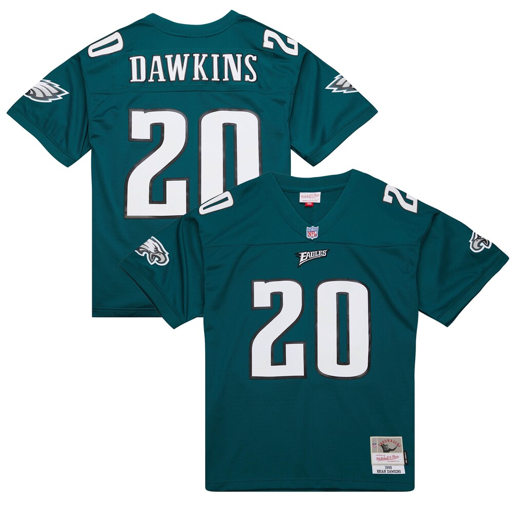 Philadelphia Eagles Merch - Men's Brian Dawkins Legacy Replica Jersey, Green