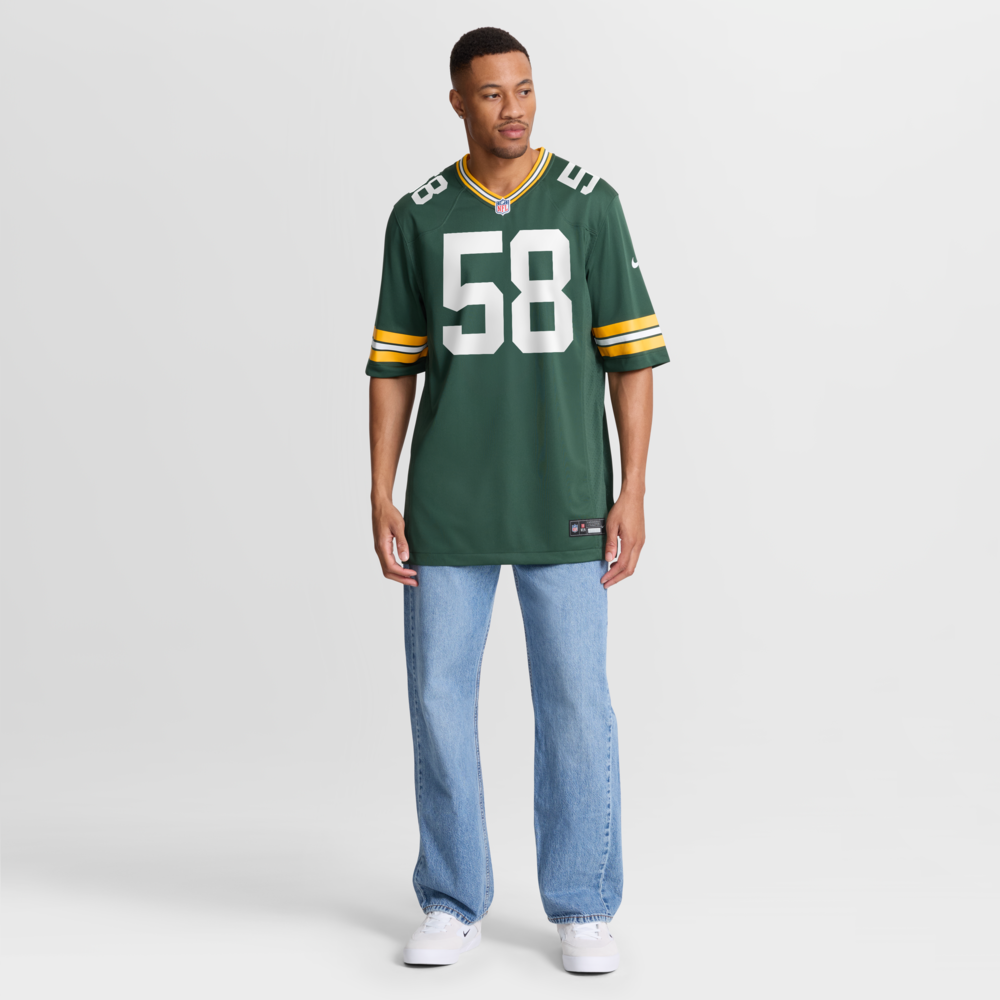 Green Bay Packers Merch - Men's Isaiah McDuffie Game Jersey, Green 1 - Unicasport Green Bay Packers Merch - Men's Isaiah McDuffie Game Jersey, Green