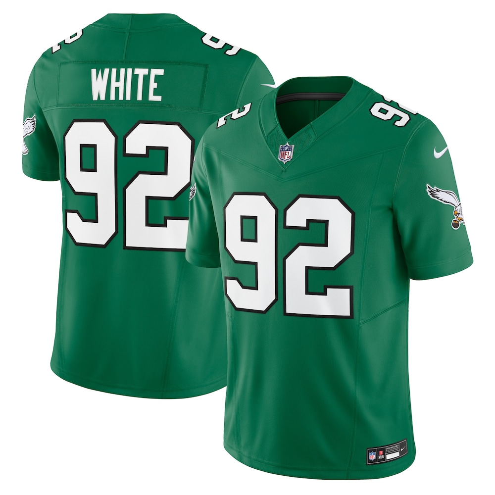 Philadelphia Eagles Merch - Men's Reggie Kelly Alternate Vapor F.U.S.E. Limited Jersey, White Green 1 - Unicasport Philadelphia Eagles Merch - Men's Reggie Kelly Alternate Vapor F.U.S.E. Limited Jersey, White Green
