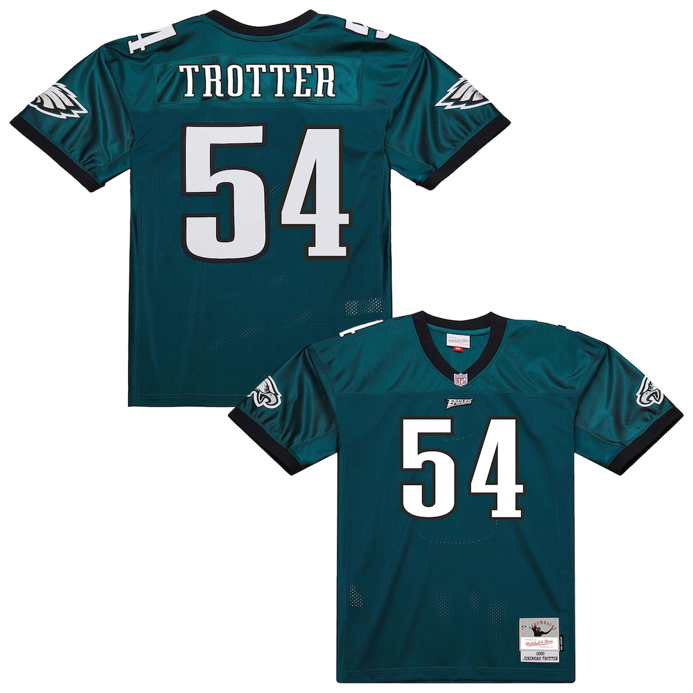 Philadelphia Eagles Merch - Men's Jeremiah Trotter 2000 Legacy Throwback Replica Jersey, Green - Cool Football Gifts 1 - Unicasport Philadelphia Eagles Merch - Men's Jeremiah Trotter 2000 Legacy Throwback Replica Jersey, Green - Cool Football Gifts
