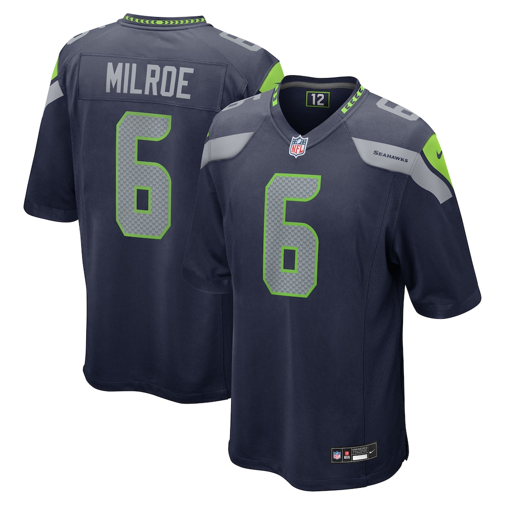Seattle Seahawks Merch - Men's Jalen Milroe College 2025 NFL Draft Game Jersey, Navy 1 - Unicasport Seattle Seahawks Merch - Men's Jalen Milroe College 2025 NFL Draft Game Jersey, Navy