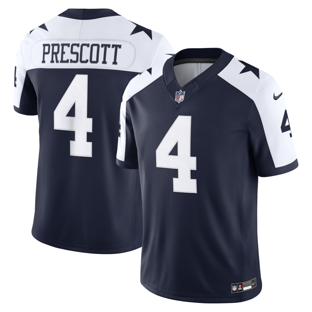 Dallas Cowboys Merch - Men's Dak Prescott Alternate Vapor F.U.S.E. Stitched Limited Jersey, Navy 1 - Unicasport Dallas Cowboys Merch - Men's Dak Prescott Alternate Vapor F.U.S.E. Stitched Limited Jersey, Navy
