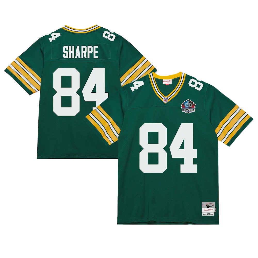 Green Bay Packers Merch - Men's Sterling Sharpe 1994 Legacy Replica Jersey, Green - Football Gifts For Him 1 - Unicasport Green Bay Packers Merch - Men's Sterling Sharpe 1994 Legacy Replica Jersey, Green - Football Gifts For Him