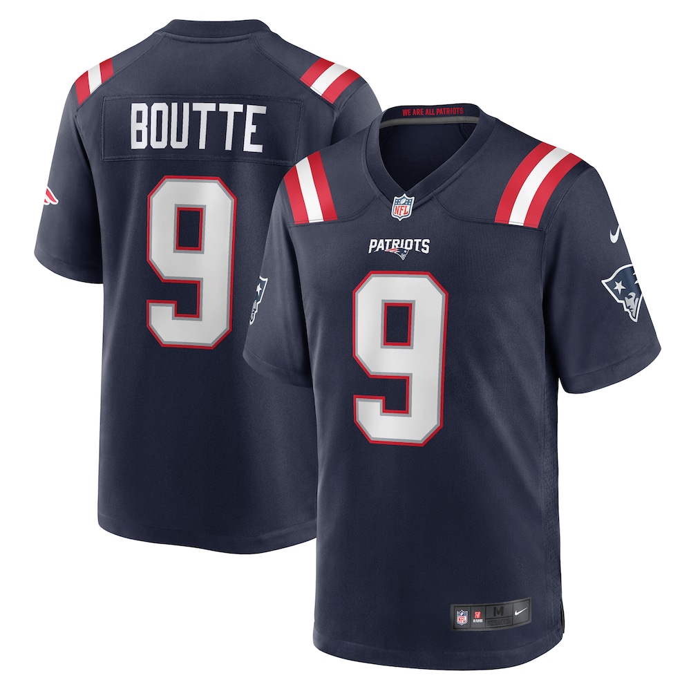 New England Patriots Merch - Men's Kayshon Boutte Game Jersey, Navy 1 - Unicasport New England Patriots Merch - Men's Kayshon Boutte Game Jersey, Navy