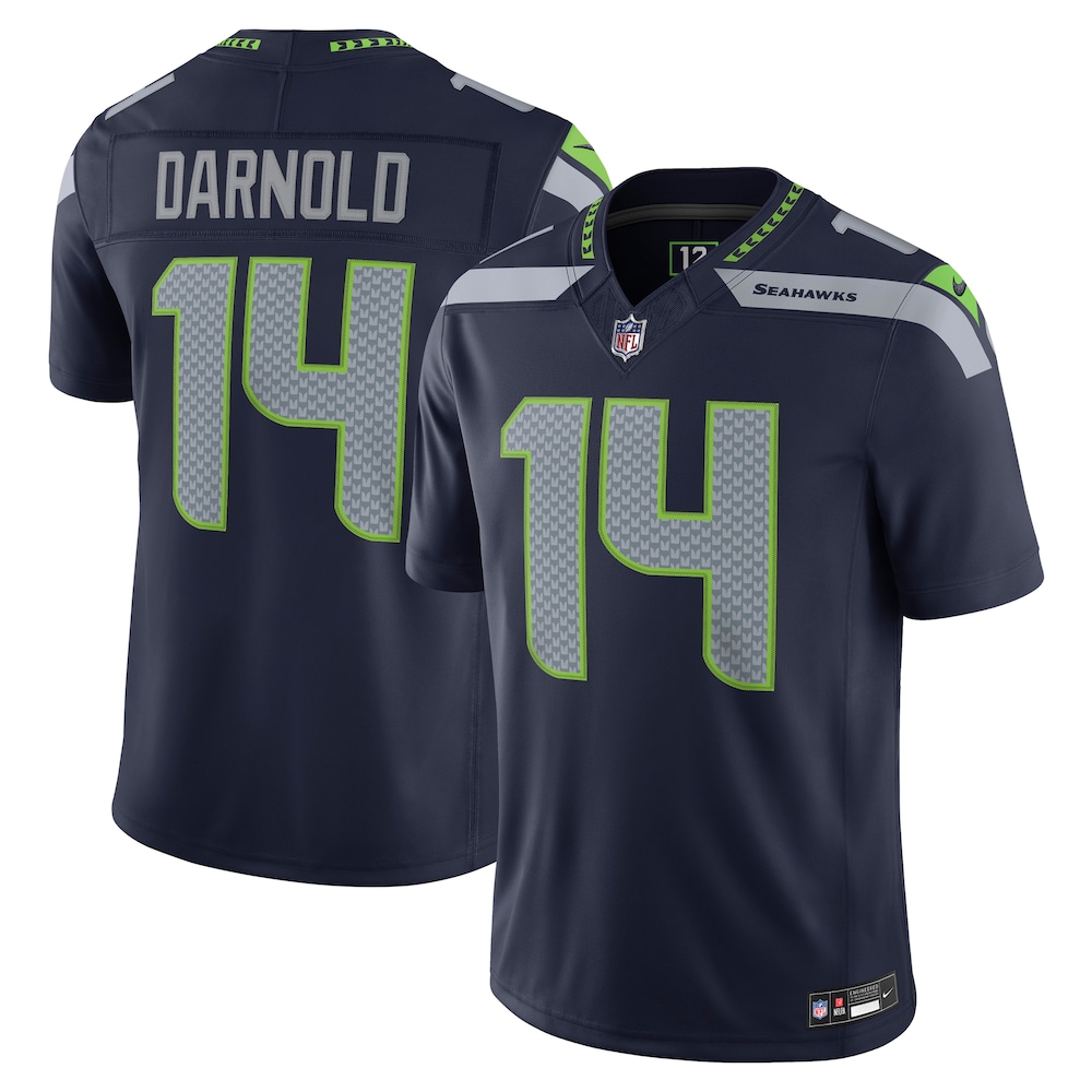Seattle Seahawks Merch - Men's Sam Darnold College Team Vapor F.U.S.E. Stitched Limited Jersey, Navy 1 - Unicasport Seattle Seahawks Merch - Men's Sam Darnold College Team Vapor F.U.S.E. Stitched Limited Jersey, Navy