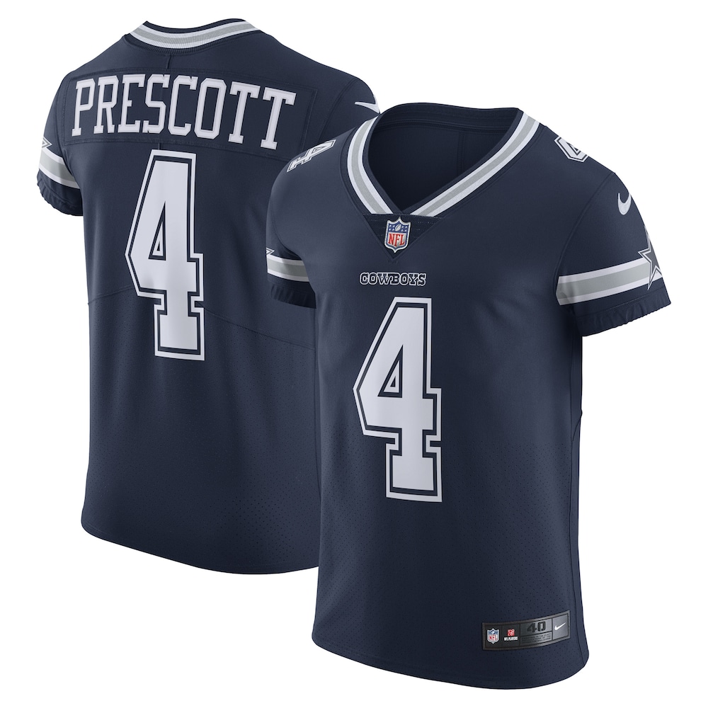 Dallas Cowboys Merch - Men's Dak Prescott Vapor Elite Player Team Jersey, Navy 1 - Unicasport Dallas Cowboys Merch - Men's Dak Prescott Vapor Elite Player Team Jersey, Navy
