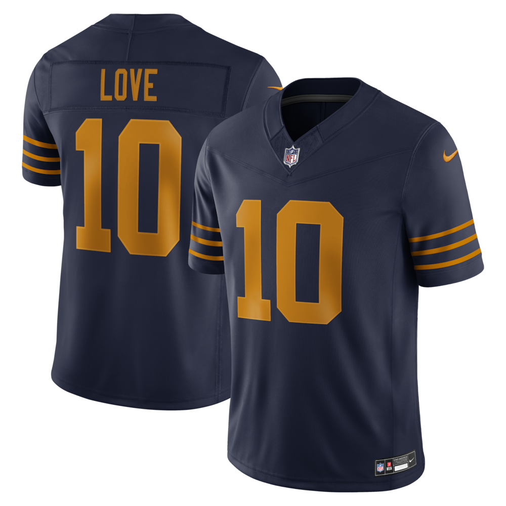 Green Bay Packers Merch - Men's Jordan Love Alternate Vapor F.U.S.E. Stitched Limited Jersey, Navy For Adults 1 - Unicasport Green Bay Packers Merch - Men's Jordan Love Alternate Vapor F.U.S.E. Stitched Limited Jersey, Navy For Adults