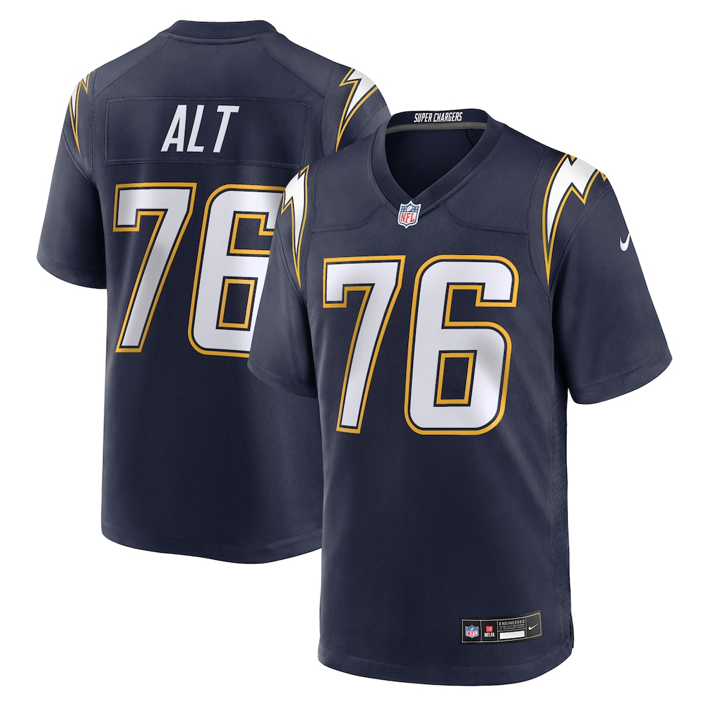 Los Angeles Chargers Merch - Men's Joe Alt Alternate Super Chargers Jersey, Navy - Best Presents For Football Fans 1 - Unicasport Los Angeles Chargers Merch - Men's Joe Alt Alternate Super Chargers Jersey, Navy - Best Presents For Football Fans