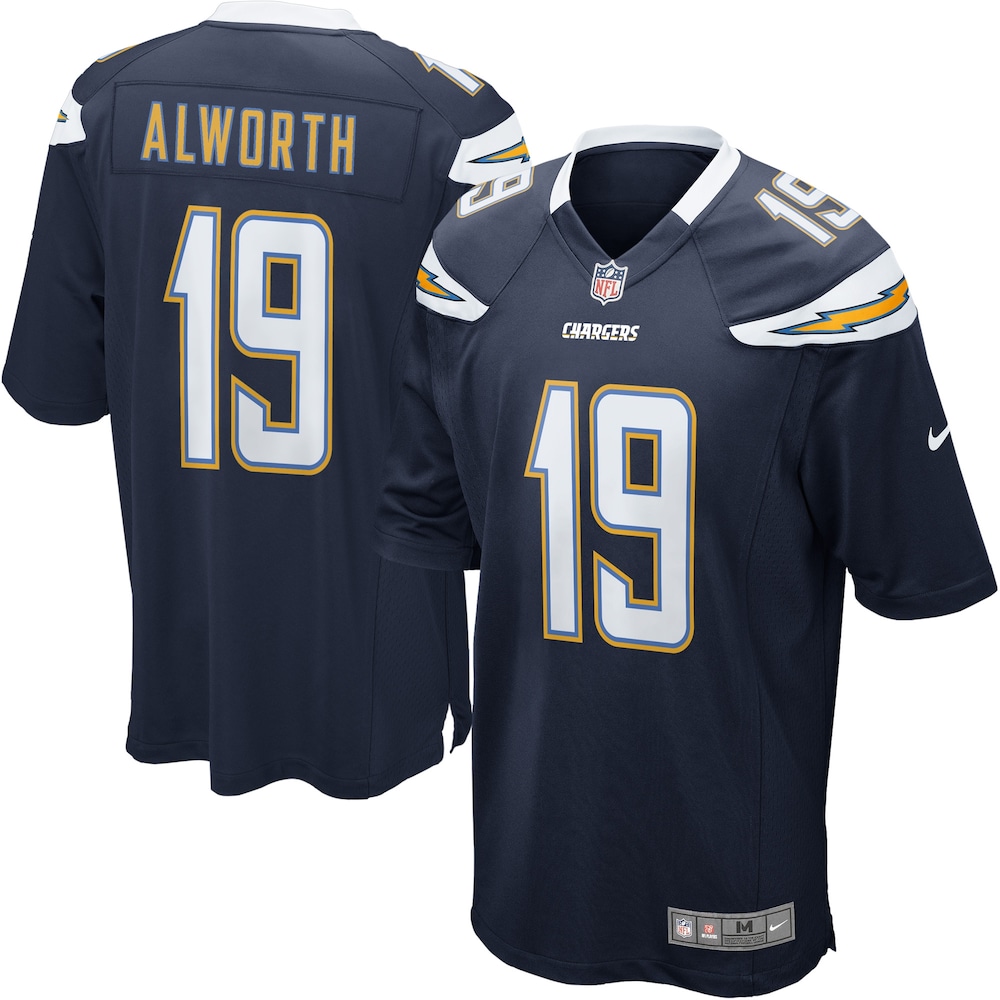 Los Angeles Chargers Merch - Men's San Diego Chargers Lance Alworth Gridiron Classics Retired Player Game Jersey, Navy 1 - Unicasport Los Angeles Chargers Merch - Men's San Diego Chargers Lance Alworth Gridiron Classics Retired Player Game Jersey, Navy