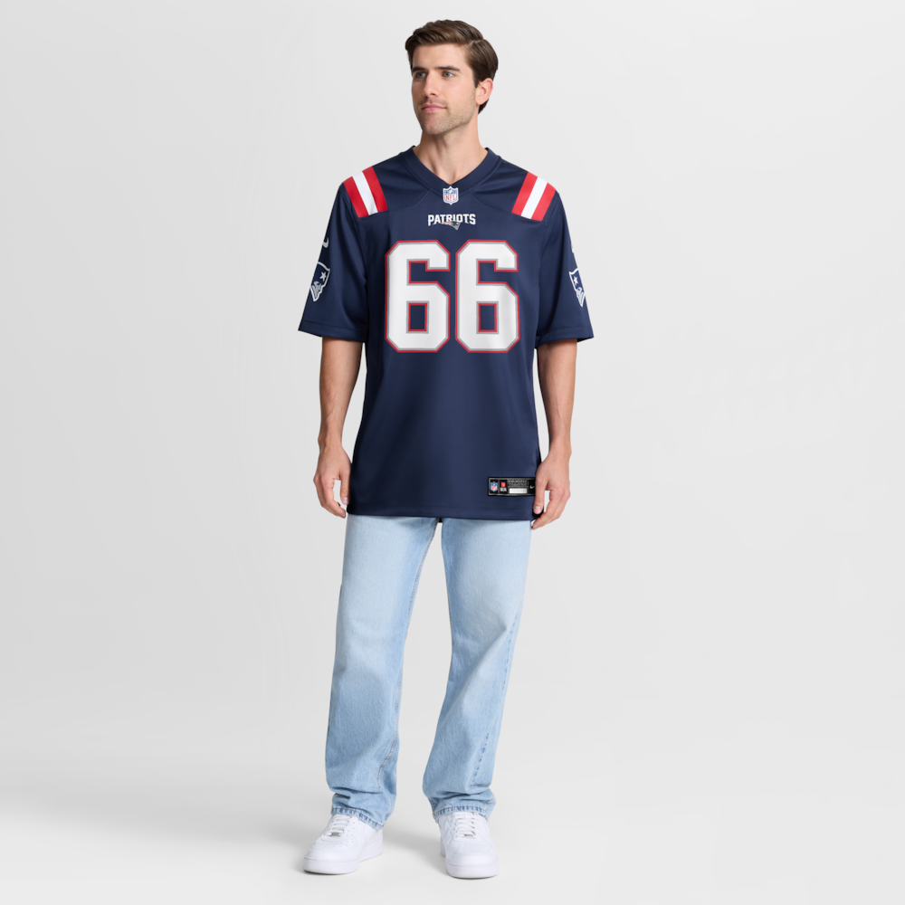 New England Patriots Merch - Men's Will Campbell Team Game Jersey, Navy - Football Christmas Gifts 1 - Unicasport New England Patriots Merch - Men's Will Campbell Team Game Jersey, Navy - Football Christmas Gifts