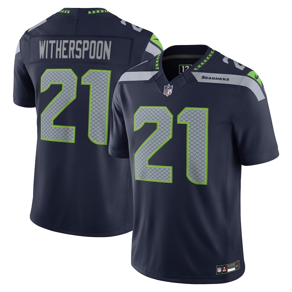 Seattle Seahawks Merch - Men's Devon Witherspoon College Team Vapor F.U.S.E. Stitched Limited Jersey, Navy 1 - Unicasport Seattle Seahawks Merch - Men's Devon Witherspoon College Team Vapor F.U.S.E. Stitched Limited Jersey, Navy