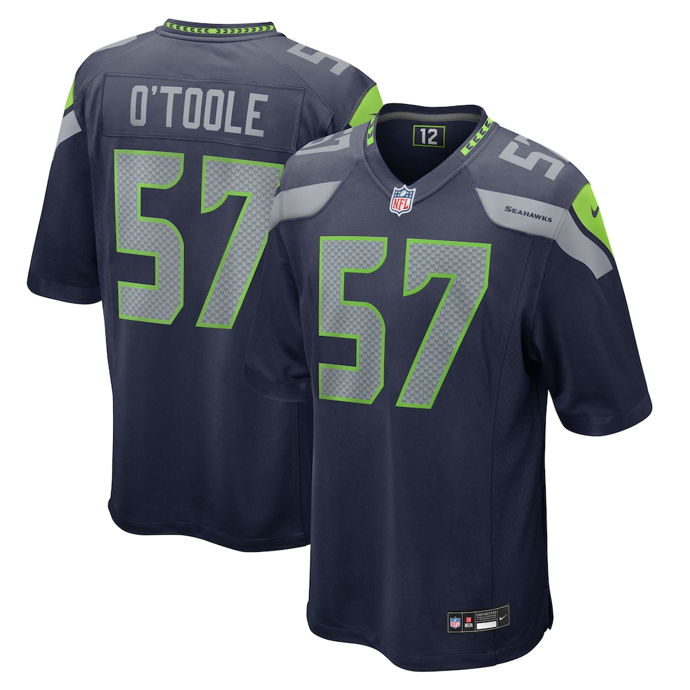 Seattle Seahawks Merch - Men's Connor O'Toole College Team Game Jersey, Navy - Football Christmas Gifts 1 - Unicasport Seattle Seahawks Merch - Men's Connor O'Toole College Team Game Jersey, Navy - Football Christmas Gifts