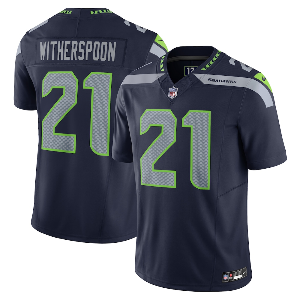 Seattle Seahawks Merch - Men's Devon Witherspoon Vapor F.U.S.E. Limited Jersey, Navy - Best Presents For Football Fans 1 - Unicasport Seattle Seahawks Merch - Men's Devon Witherspoon Vapor F.U.S.E. Limited Jersey, Navy - Best Presents For Football Fans