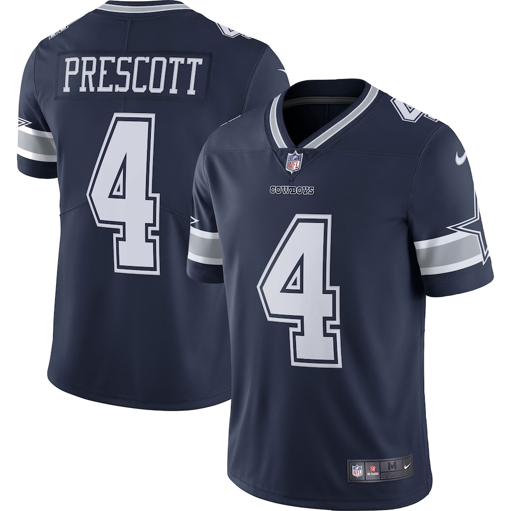 Dallas Cowboys Merch - Men's Dak Prescott Vapor Limited Player Jersey, Navy 1 - Unicasport Dallas Cowboys Merch - Men's Dak Prescott Vapor Limited Player Jersey, Navy