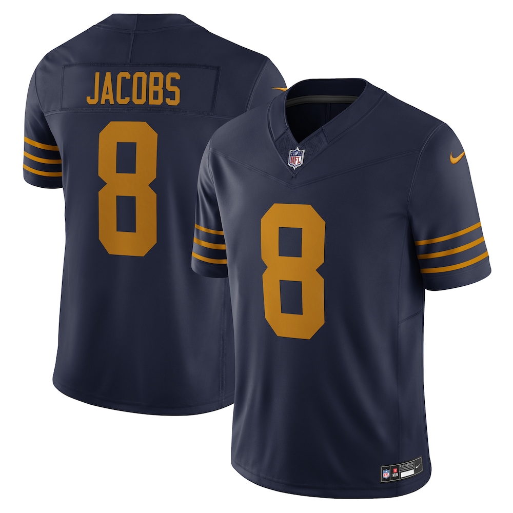 Green Bay Packers Merch - Men's Josh Jacobs The 1923 Classic Vapor F.U.S.E. Limited Jersey, Navy - Presents For Football Fans 1 - Unicasport Green Bay Packers Merch - Men's Josh Jacobs The 1923 Classic Vapor F.U.S.E. Limited Jersey, Navy - Presents For Football Fans