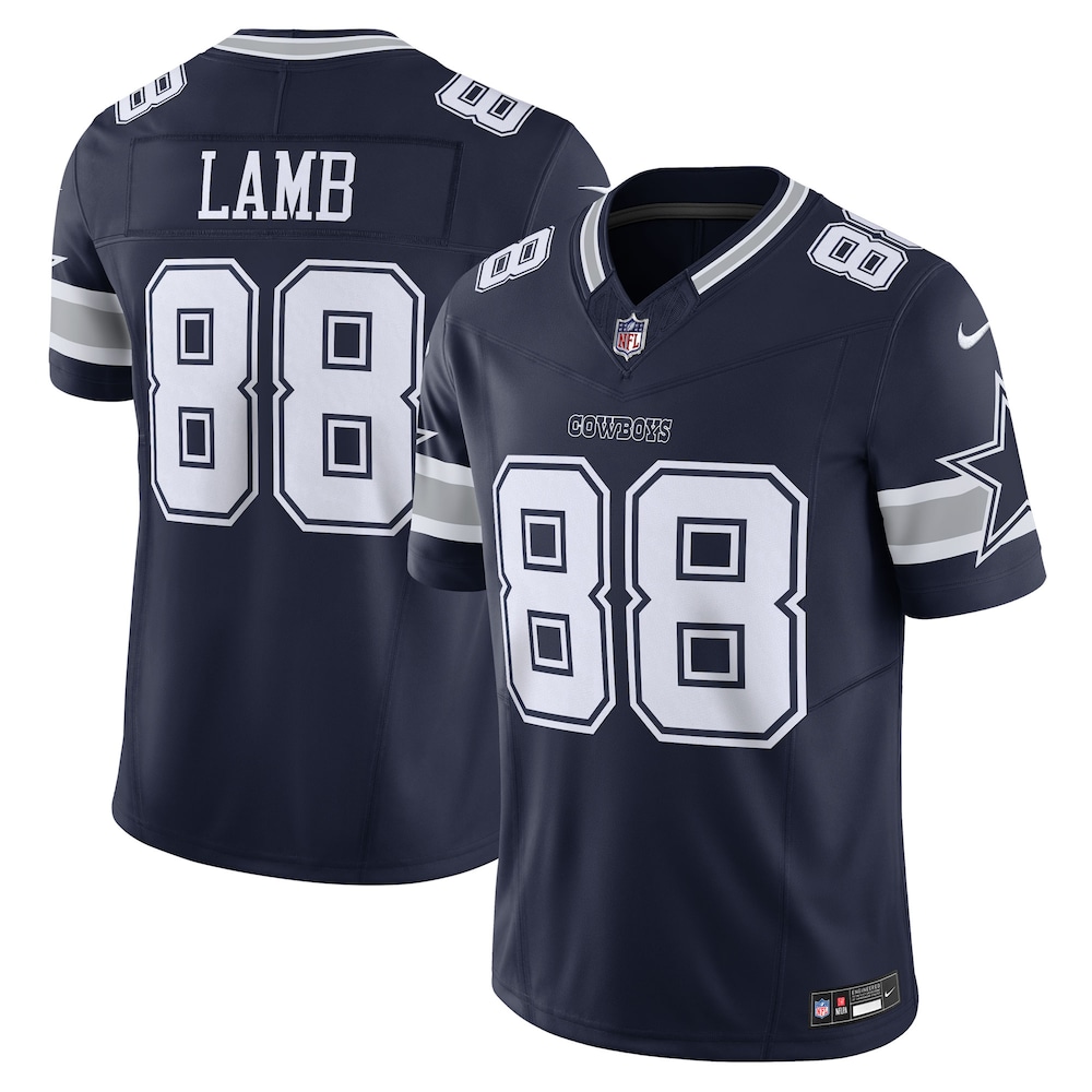 Dallas Cowboys Merch - Men's CeeDee Lamb Vapor F.U.S.E. Limited Jersey, Navy 1 - Unicasport Dallas Cowboys Merch - Men's CeeDee Lamb Vapor F.U.S.E. Limited Jersey, Navy