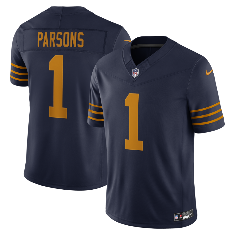 Green Bay Packers Merch - Men's Micah Parsons Alternate Vapor F.U.S.E. Stitched Limited Jersey, Navy 1 - Unicasport Green Bay Packers Merch - Men's Micah Parsons Alternate Vapor F.U.S.E. Stitched Limited Jersey, Navy