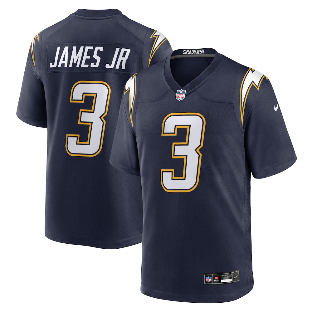 Los Angeles Chargers Merch - Men's Derwin James Jr. Alternate Super Chargers Game Jersey, Navy 1 - Unicasport Los Angeles Chargers Merch - Men's Derwin James Jr. Alternate Super Chargers Game Jersey, Navy