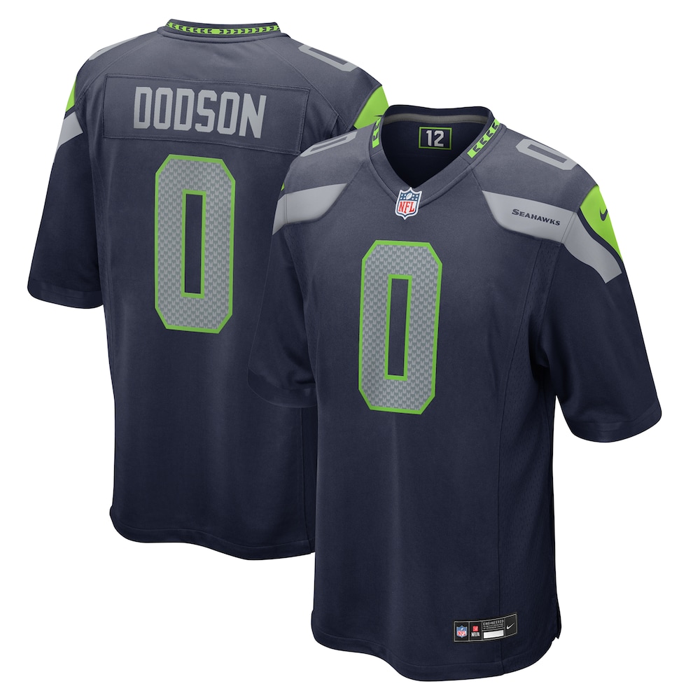 Seattle Seahawks Merch - Men's Tyrel Dodson College Game Jersey, Navy - Football Christmas Gifts 1 - Unicasport Seattle Seahawks Merch - Men's Tyrel Dodson College Game Jersey, Navy - Football Christmas Gifts