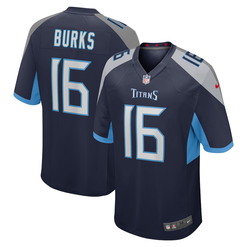 Tennessee Titans Merch - Men's Treylon Burks Player Game Jersey, Navy - Cool Gifts For Football Fans 1 - Unicasport Tennessee Titans Merch - Men's Treylon Burks Player Game Jersey, Navy - Cool Gifts For Football Fans