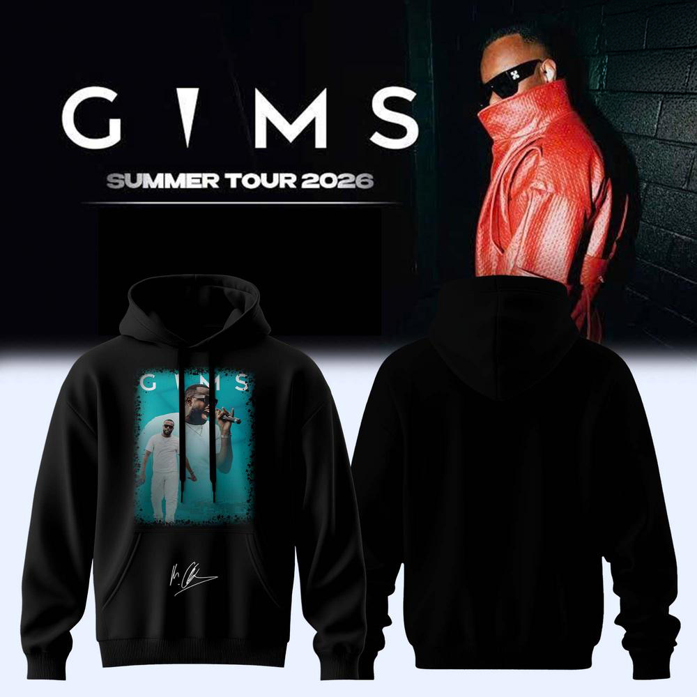 GIMS 2026 Black Music Hoodie for Concert Fans