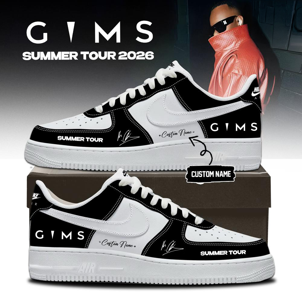 GIMS Black Summer Tour Fan Sneakers