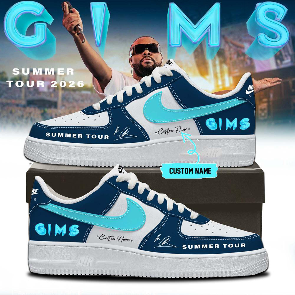 GIMS Blue Summer Tour Limited Edition Sneakers